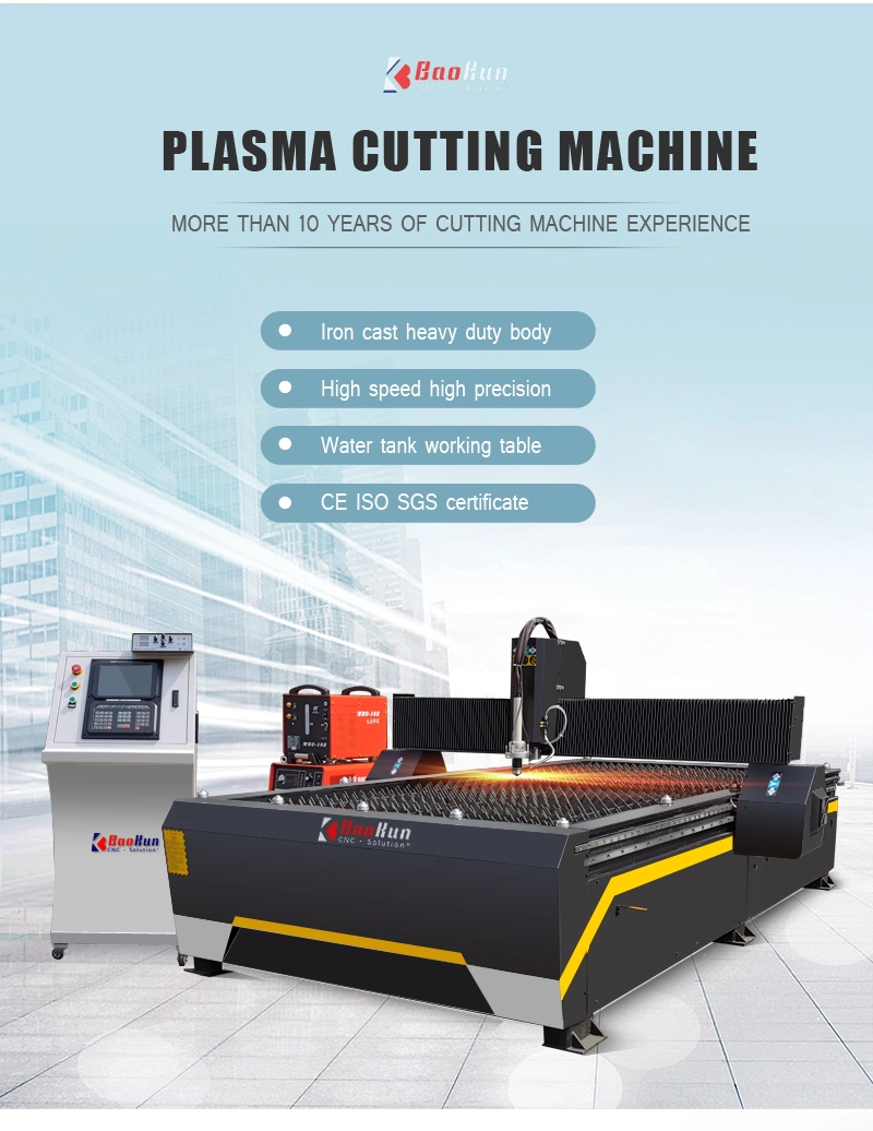 China CNC Plasma Cutting Machine Manufacturer Directly Sale CNC Cutting Machine Cheap Price Plasma Cutter for Stainless Steel Carbon Steel Aluminum