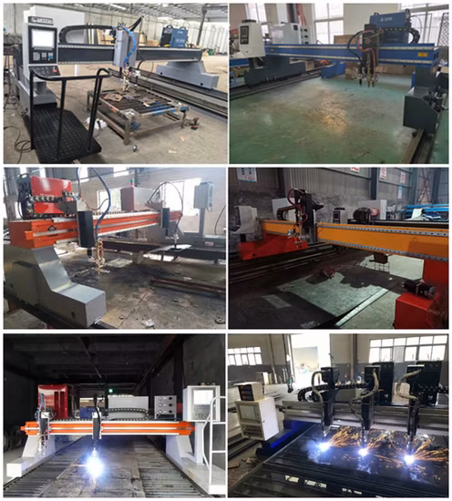 CNC-Brennschneidmaschine mit Portalstruktur