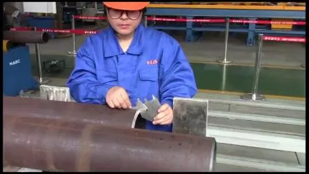 Station zum Schneiden und Anfasen von Rohren mit kleinem Durchmesser