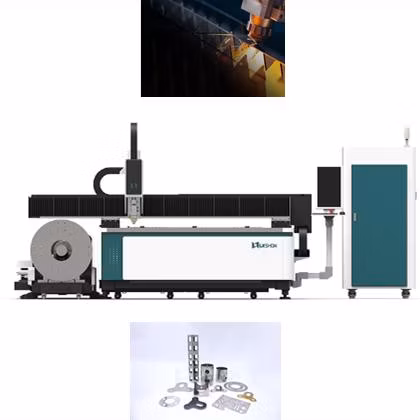 1 kW 1,5 kW CNC-Faserlaserschneidemaschine aus China, Direktverkauf