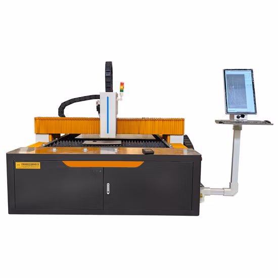 2040 2000W Automatische Faserlaser-Stahlschneidemaschine für Aluminiummetall
